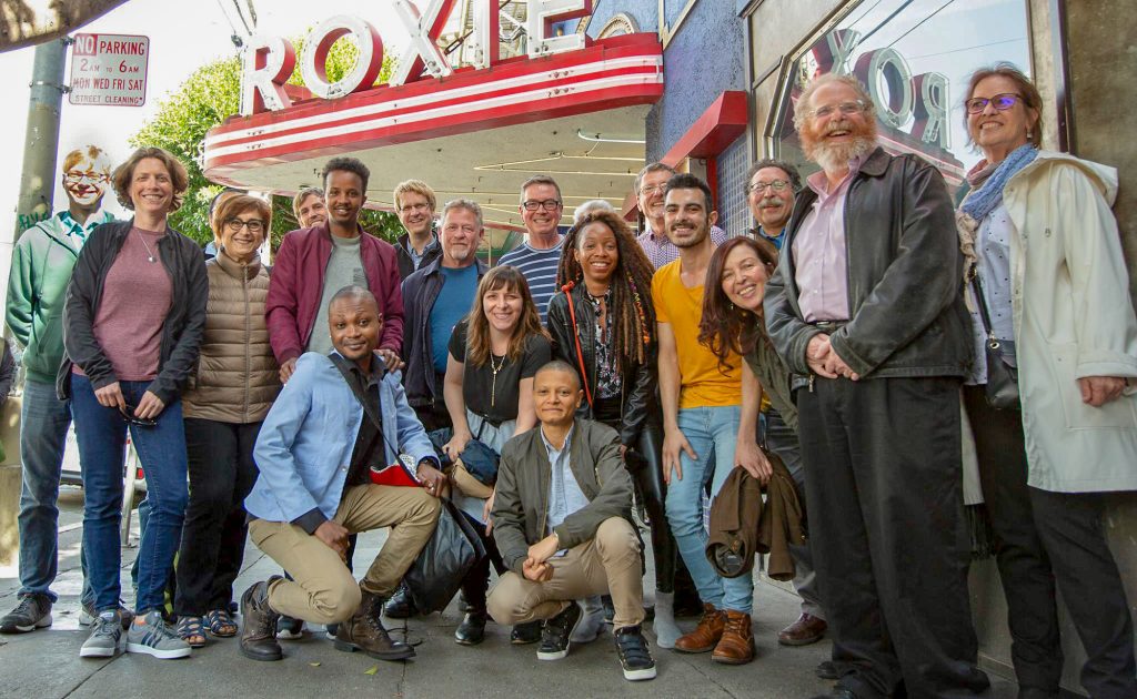  filmmakers, subjects, helpers, and friends at the documentary's director's preview in April, 2019.