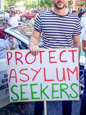 Russian Asylum Seeker at Pride